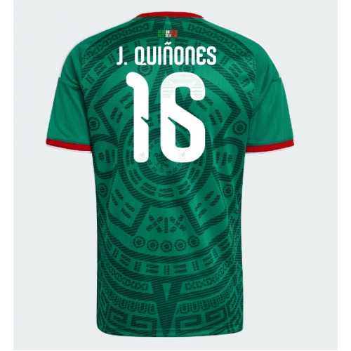 Meksiko Julian Quinones #16 Kotipaita MM-kisat 2026 Lyhythihainen